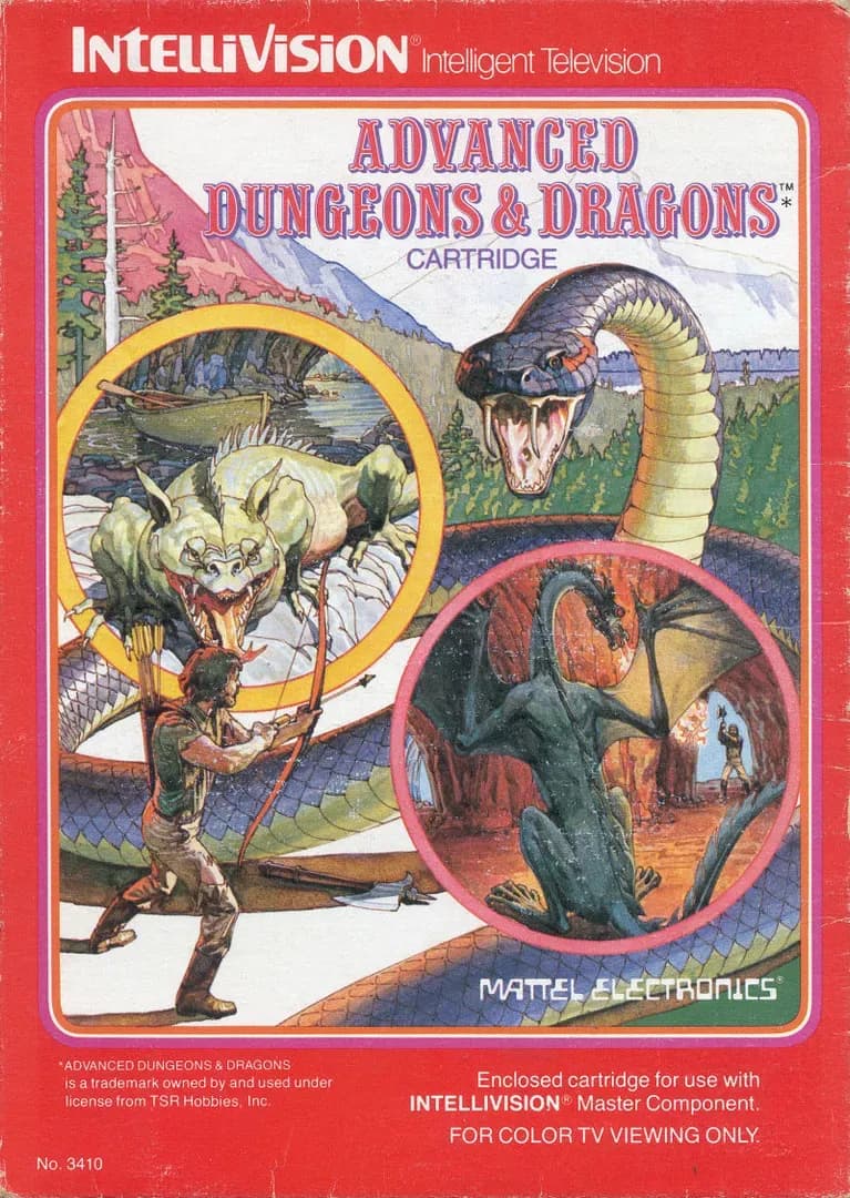 Advanced Dungeons & Dragons Cartridge
