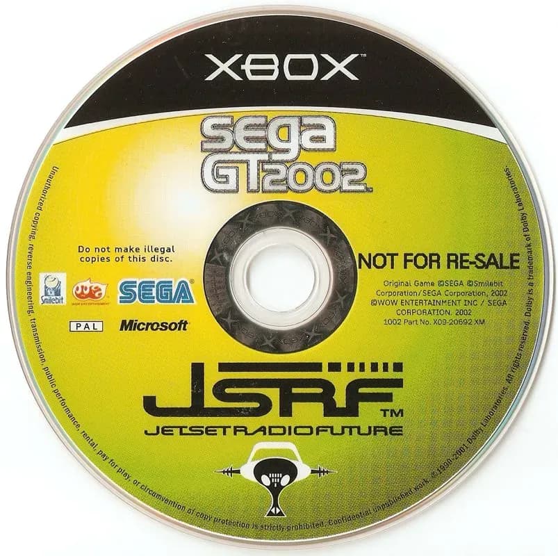 Sega GT 2002 / JSRF: Jet Set Radio Future