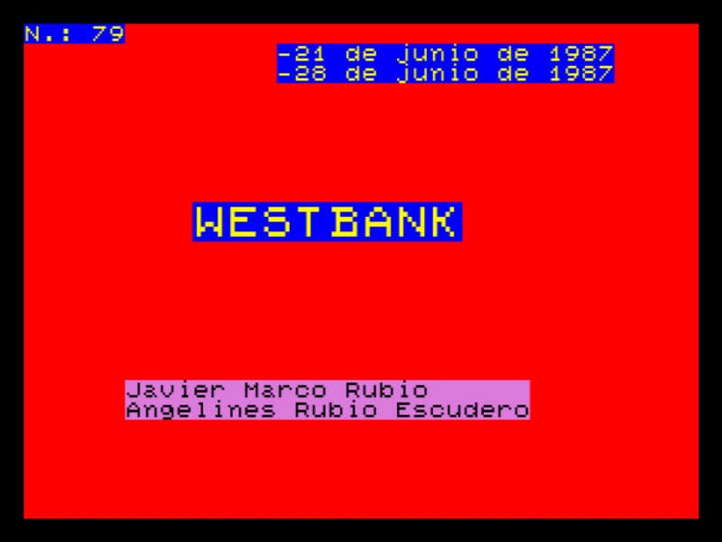 Screenshot de West Bank