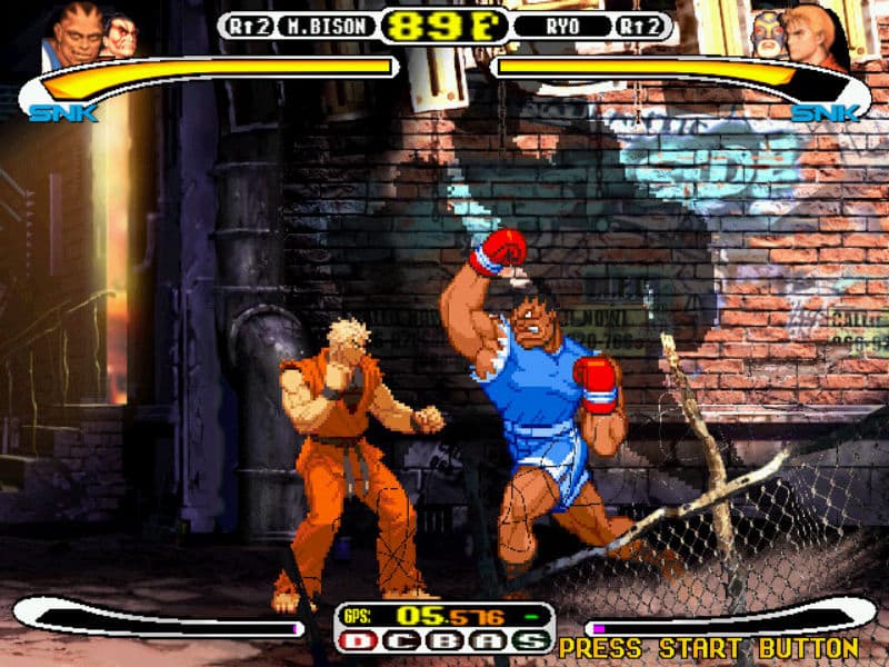 Screenshot de Capcom vs. SNK: Millennium Fight 2000