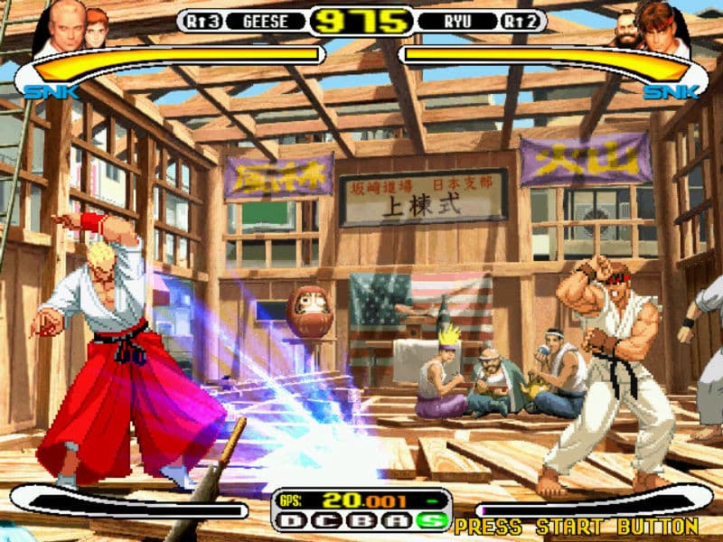Screenshot de Capcom vs. SNK: Millennium Fight 2000