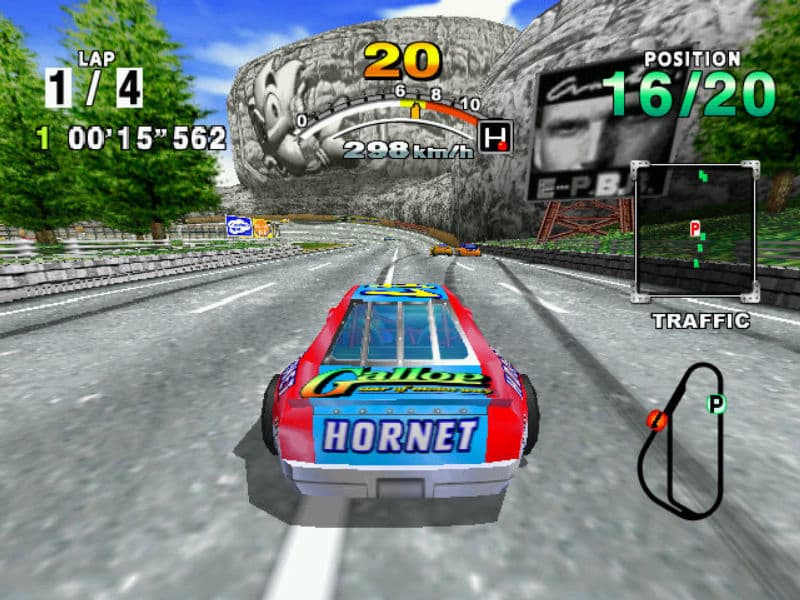 Screenshot de Daytona USA 2001