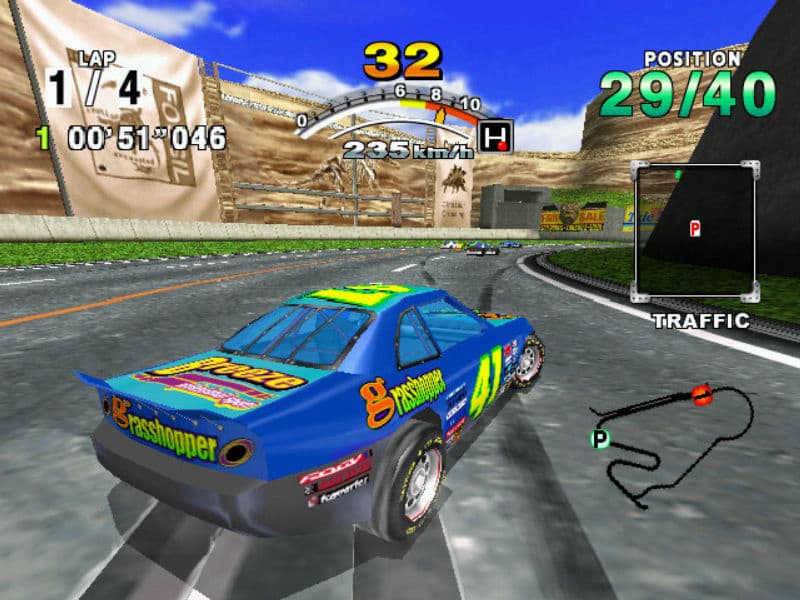 Screenshot de Daytona USA 2001
