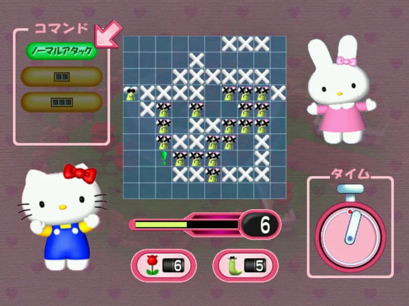 Screenshot de Hello Kitty no Garden Panic