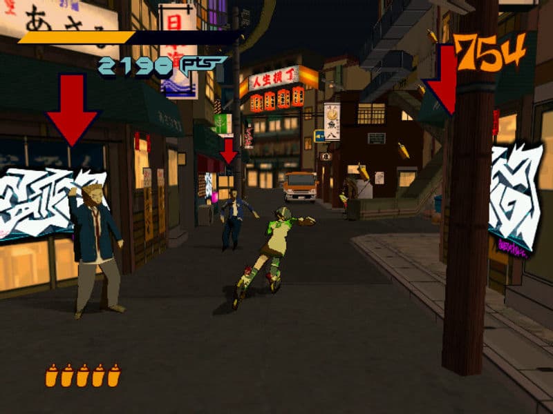 Screenshot de Jet Set Radio
