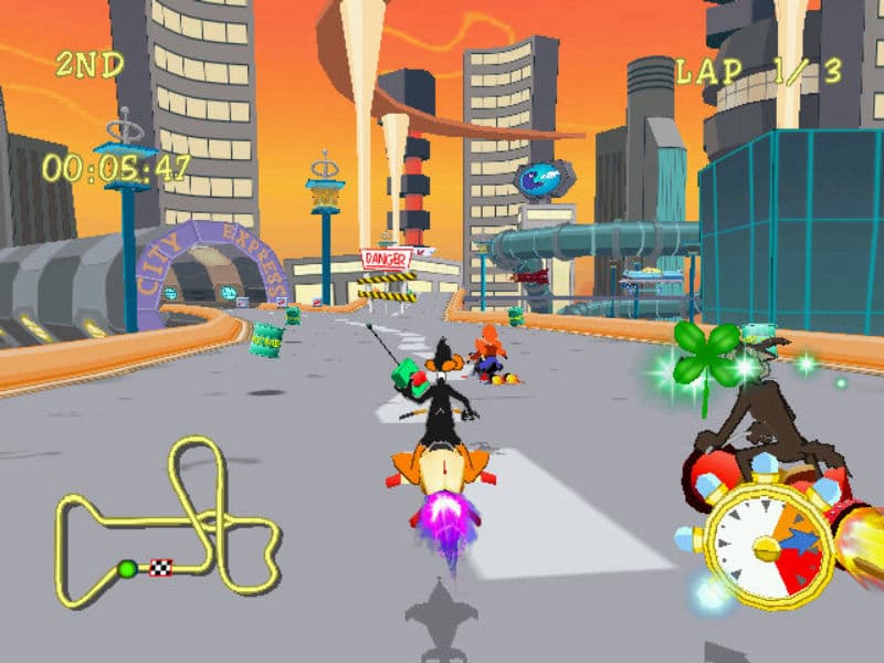Screenshot de Looney Tunes: Space Race