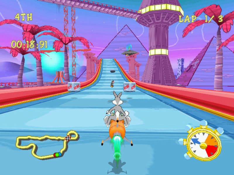 Screenshot de Looney Tunes: Space Race