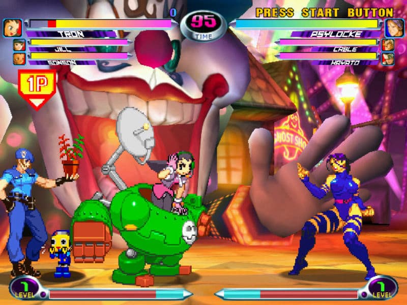 Screenshot de Marvel vs. Capcom 2: New Age of Heroes