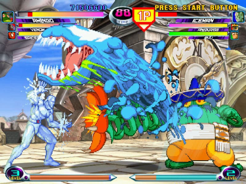 Screenshot de Marvel vs. Capcom 2: New Age of Heroes