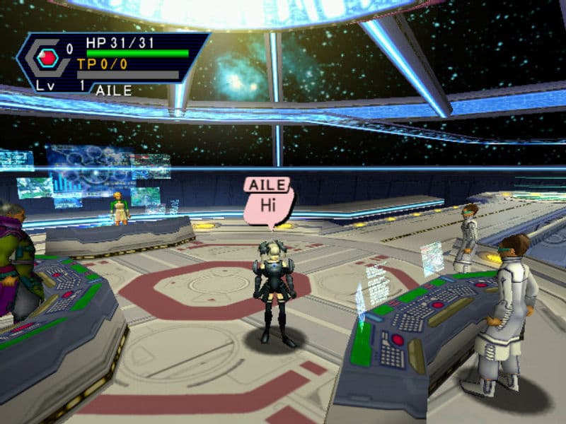 Screenshot de Phantasy Star Online