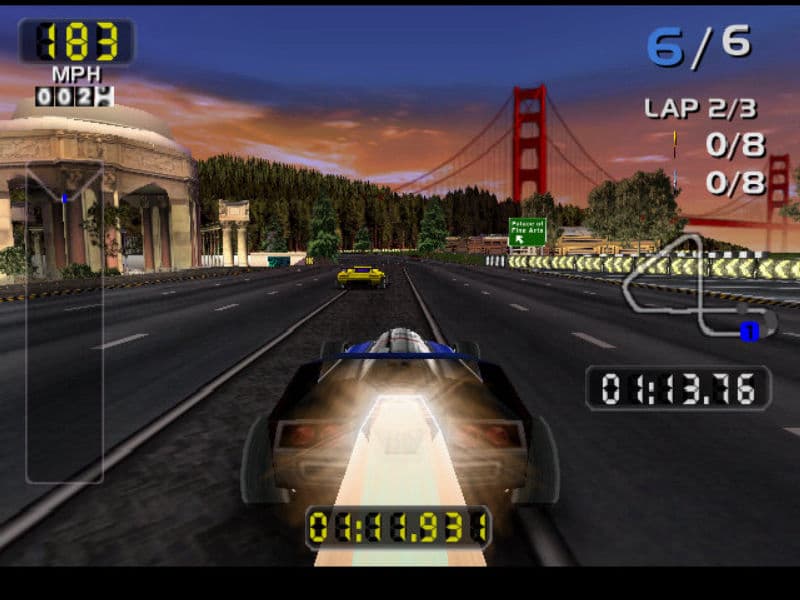 Screenshot de San Francisco Rush 2049