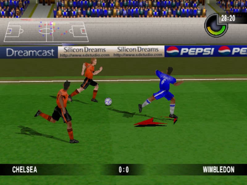 Screenshot de Sega Worldwide Soccer 2000