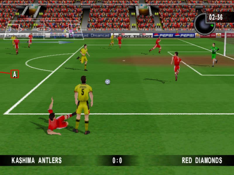 Screenshot de Sega Worldwide Soccer 2000