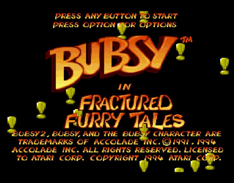 Screenshot de Bubsy in Fractured Furry Tales