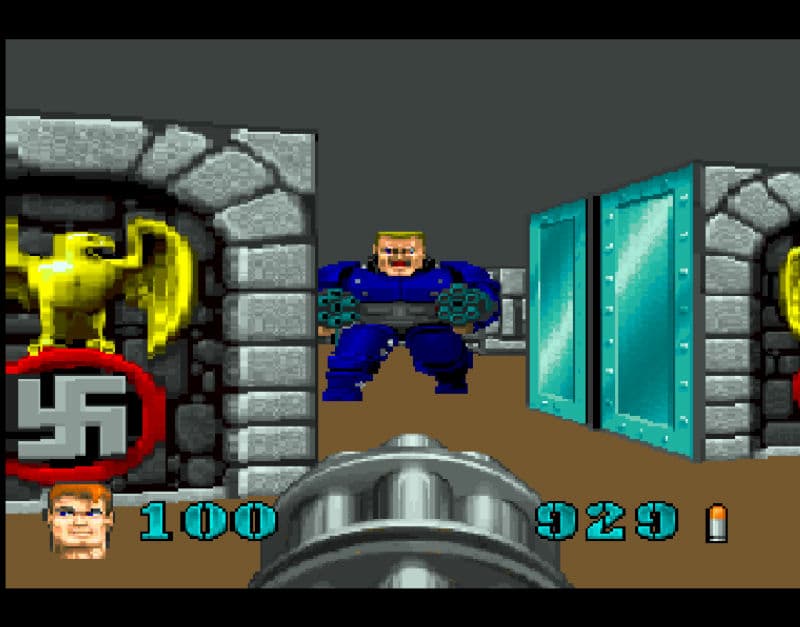 Screenshot de Wolfenstein 3D