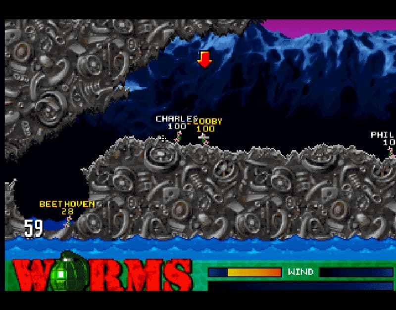 Screenshot de Worms