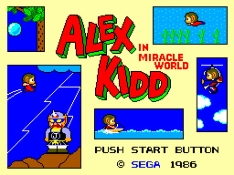 Screenshot de Alex Kidd in Miracle World