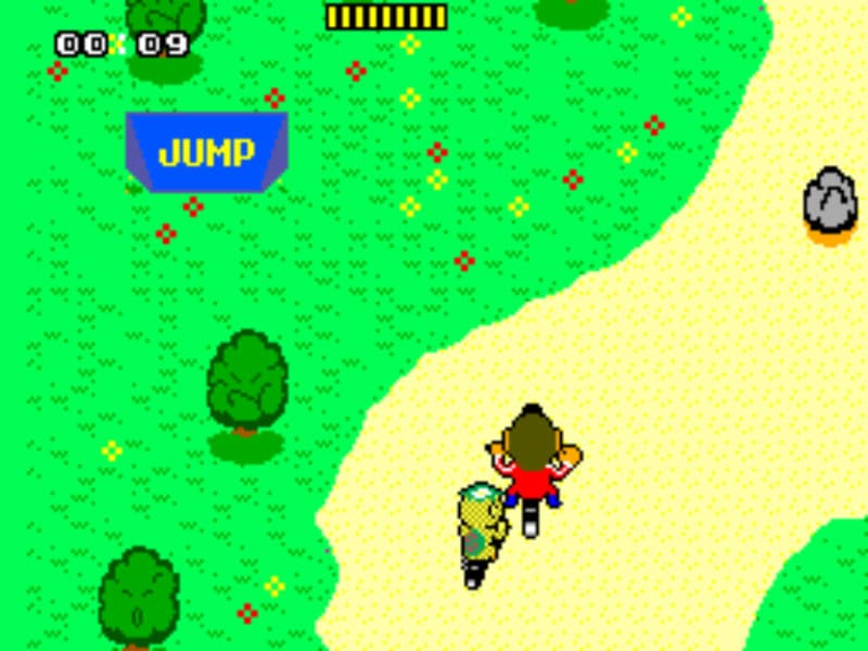 Screenshot de Alex Kidd BMX Trial