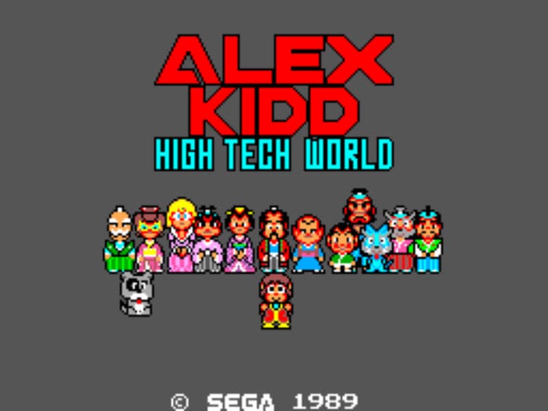 Screenshot de Alex Kidd: High-Tech World