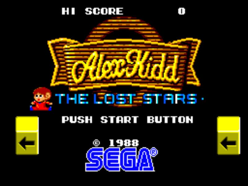 Screenshot de Alex Kidd: The Lost Stars