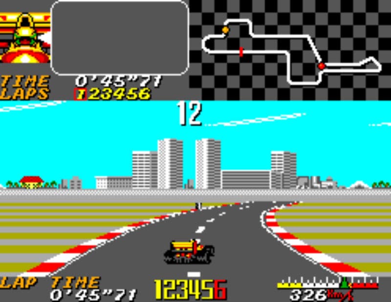 Screenshot de Ayrton Senna's Super Monaco GP II