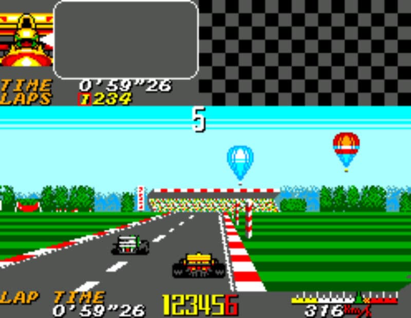 Screenshot de Ayrton Senna's Super Monaco GP II