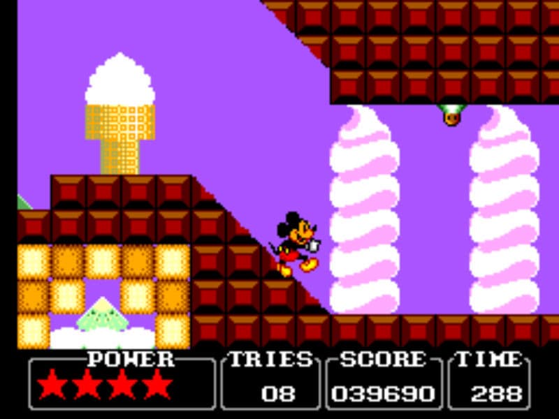Screenshot de Castle of Illusion Starring Mickey Mouse