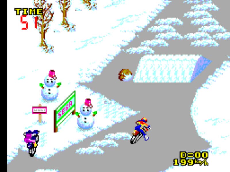 Screenshot de Enduro Racer