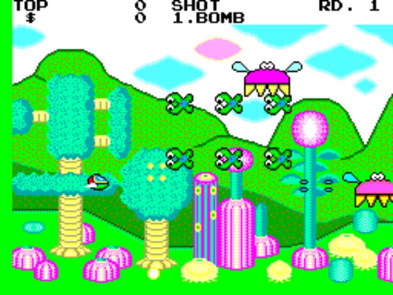 Screenshot de Fantasy Zone