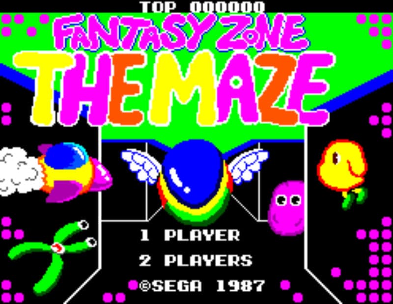Screenshot de Fantasy Zone: The Maze