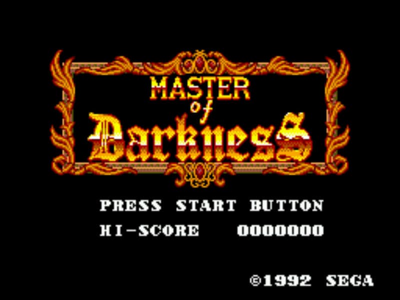 Screenshot de Master of Darkness