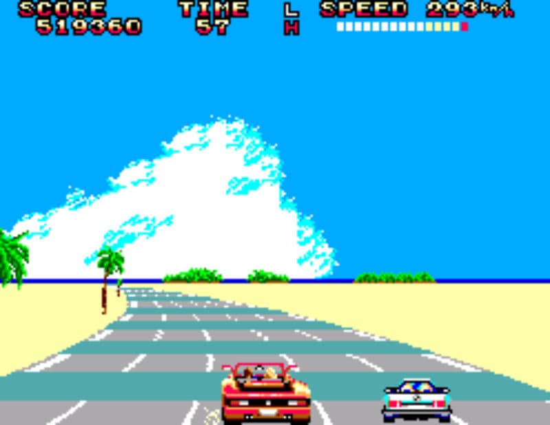 Screenshot de OutRun