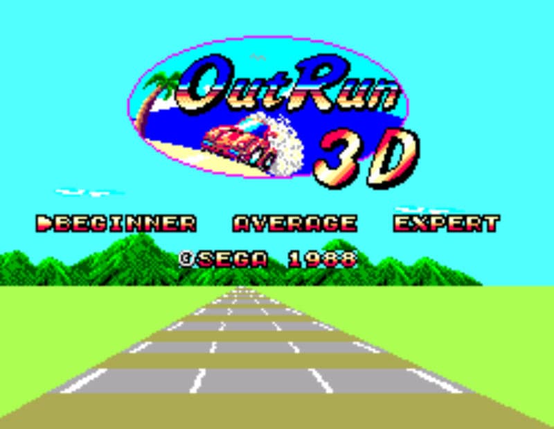 Screenshot de OutRun 3D