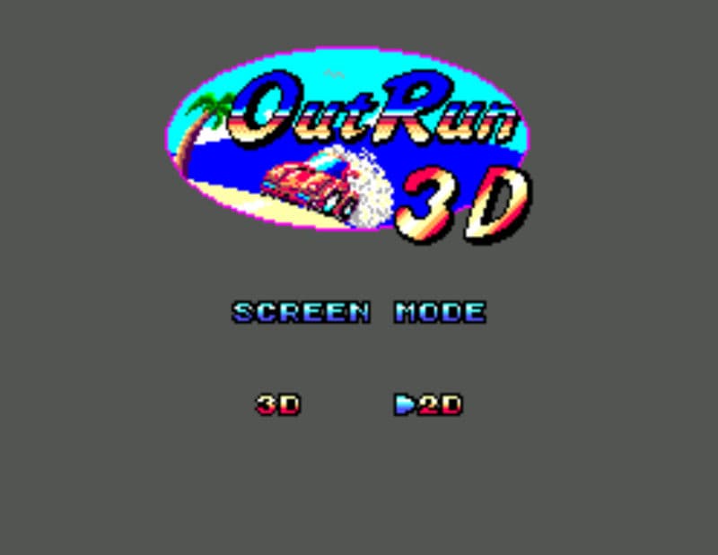 Screenshot de OutRun 3D