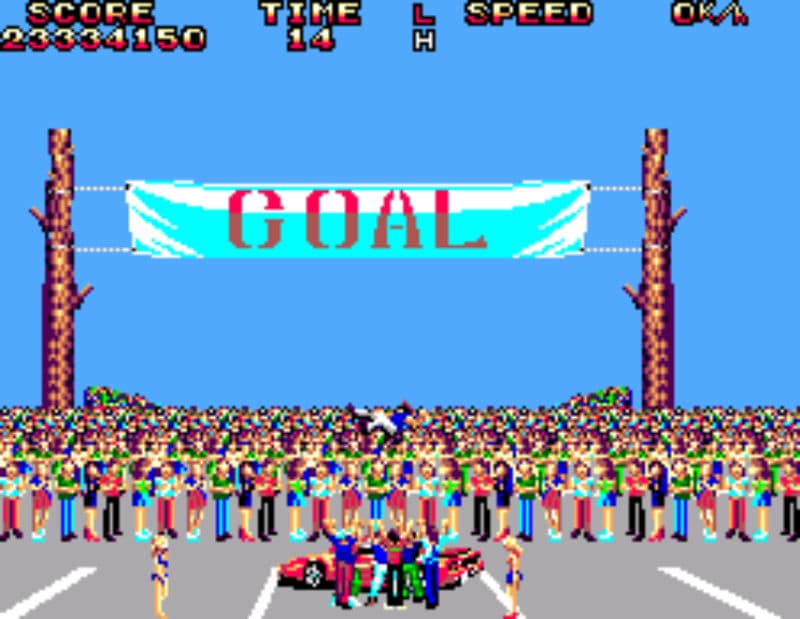 Screenshot de OutRun 3D