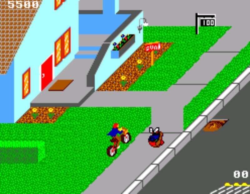 Screenshot de Paperboy