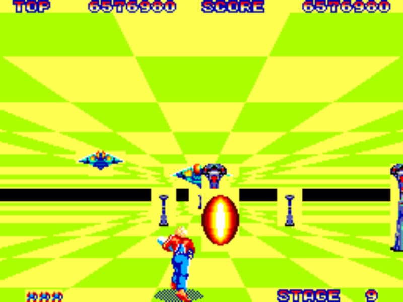 Screenshot de Space Harrier 3-D
