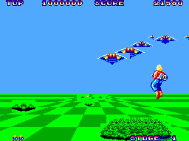 Screenshot de Space Harrier 3-D