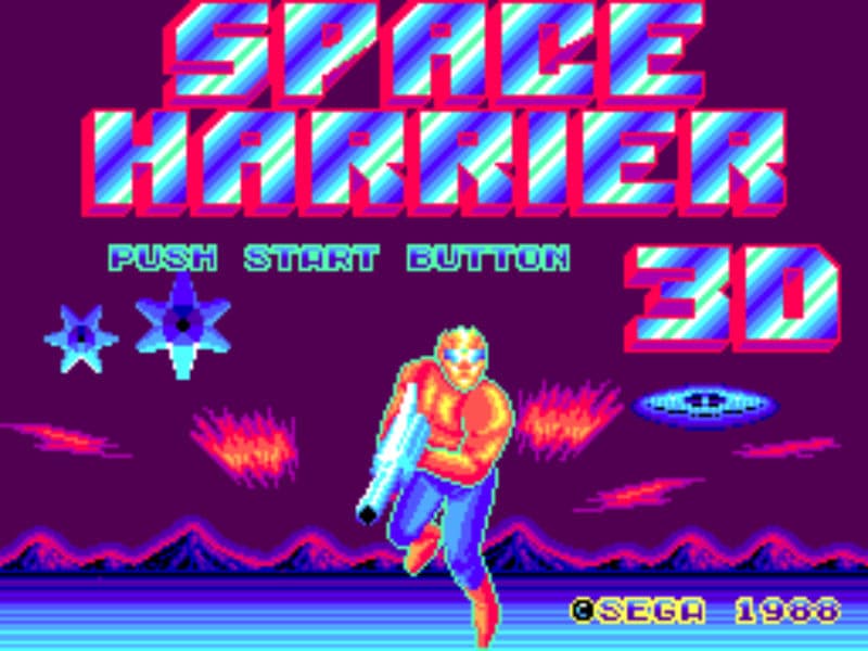Screenshot de Space Harrier 3-D