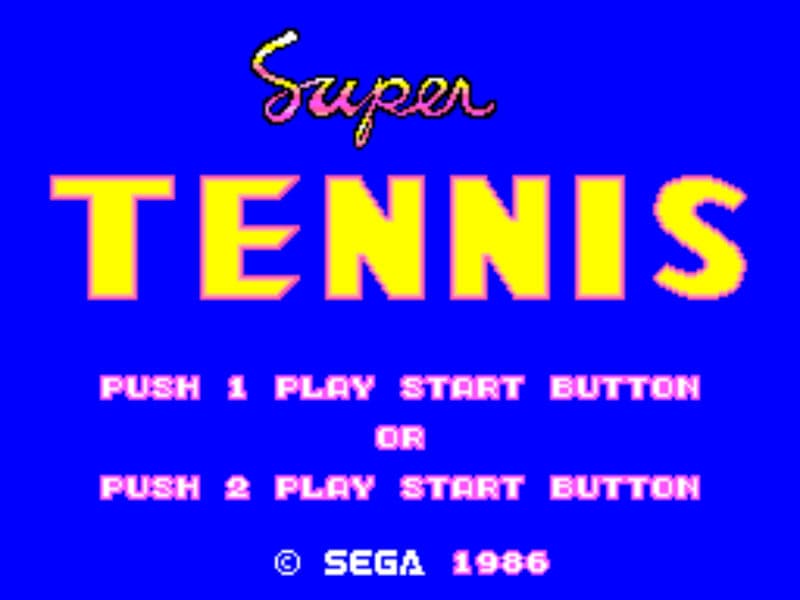 Screenshot de Super Tennis