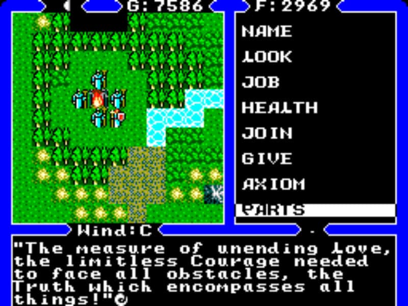Screenshot de Ultima IV: Quest of the Avatar