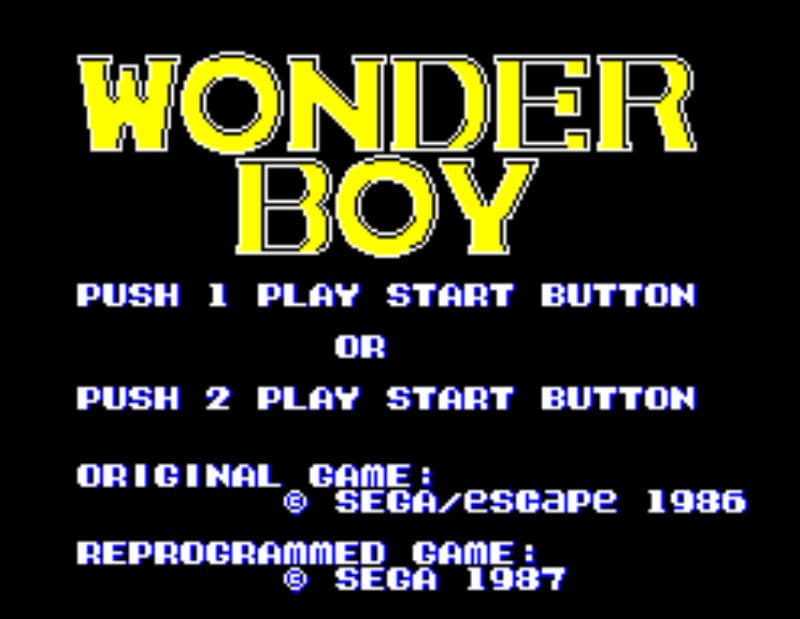 Screenshot de Wonder Boy