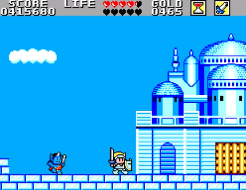 Screenshot de Wonder Boy in Monster Land