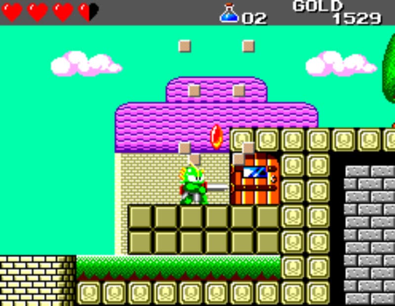 Screenshot de Wonder Boy III: The Dragon's Trap