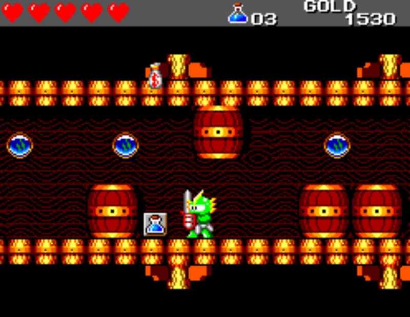 Screenshot de Wonder Boy III: The Dragon's Trap