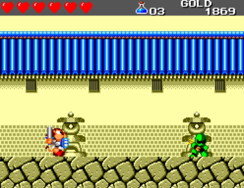 Screenshot de Wonder Boy III: The Dragon's Trap