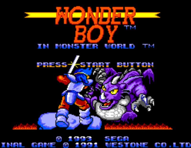Screenshot de Wonder Boy in Monster World