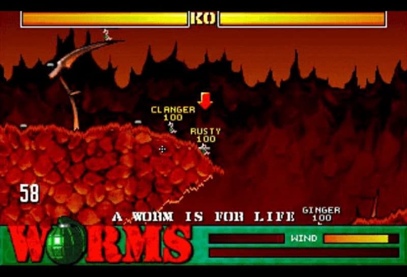 Screenshot de Worms Collection 1