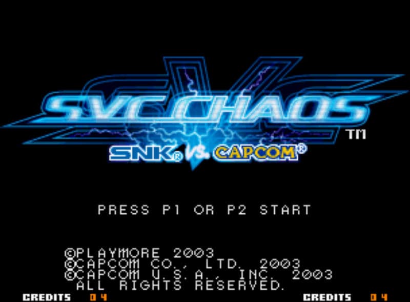Screenshot de SVC Chaos: SNK vs. Capcom