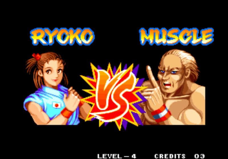 Screenshot de World Heroes 2 JET